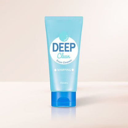 A'pieu Deep Clean Foam Cleanser Whipping 130ml by Seoulia