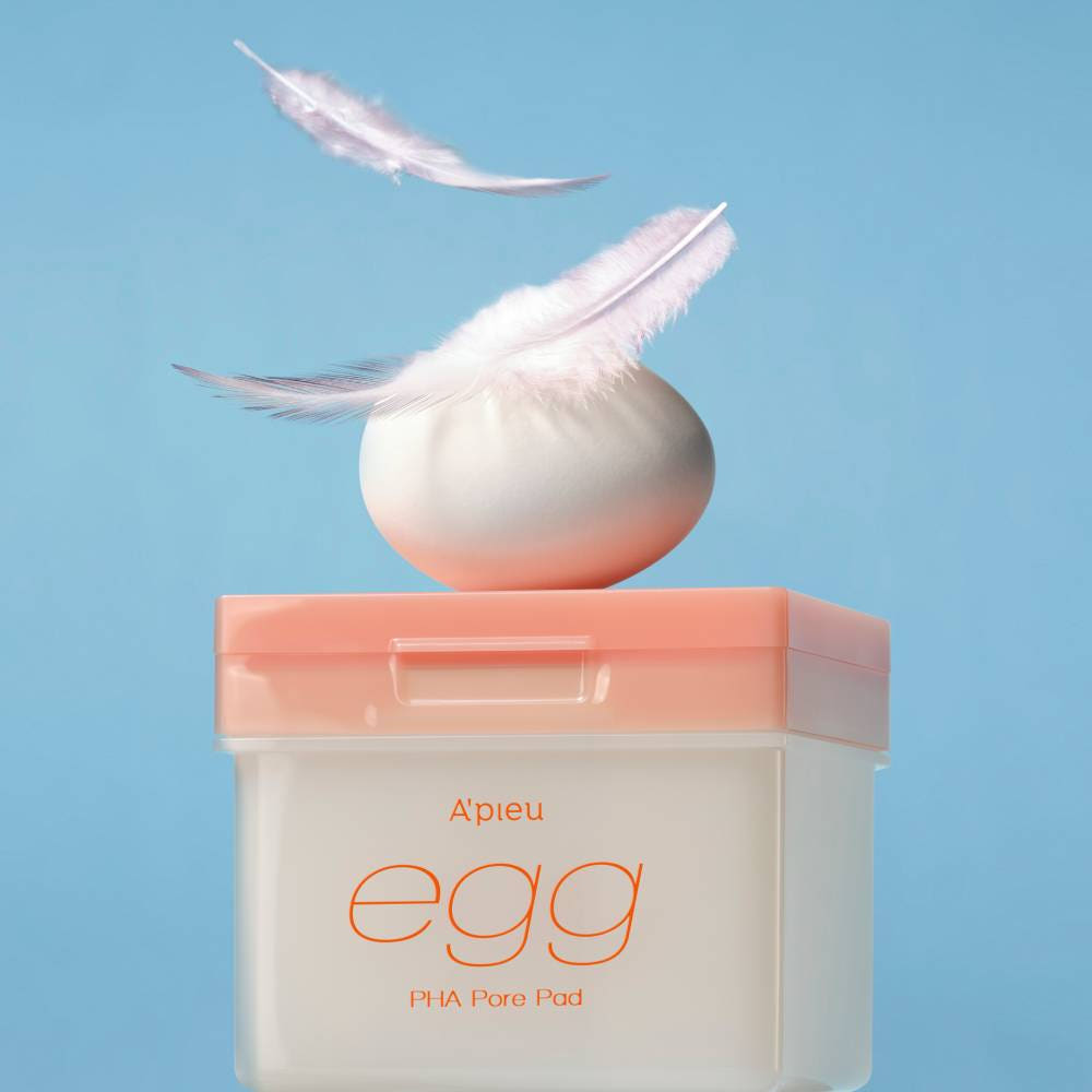 A'pieu Egg PHA Pore Pad 180g/80ea by Seoulia
