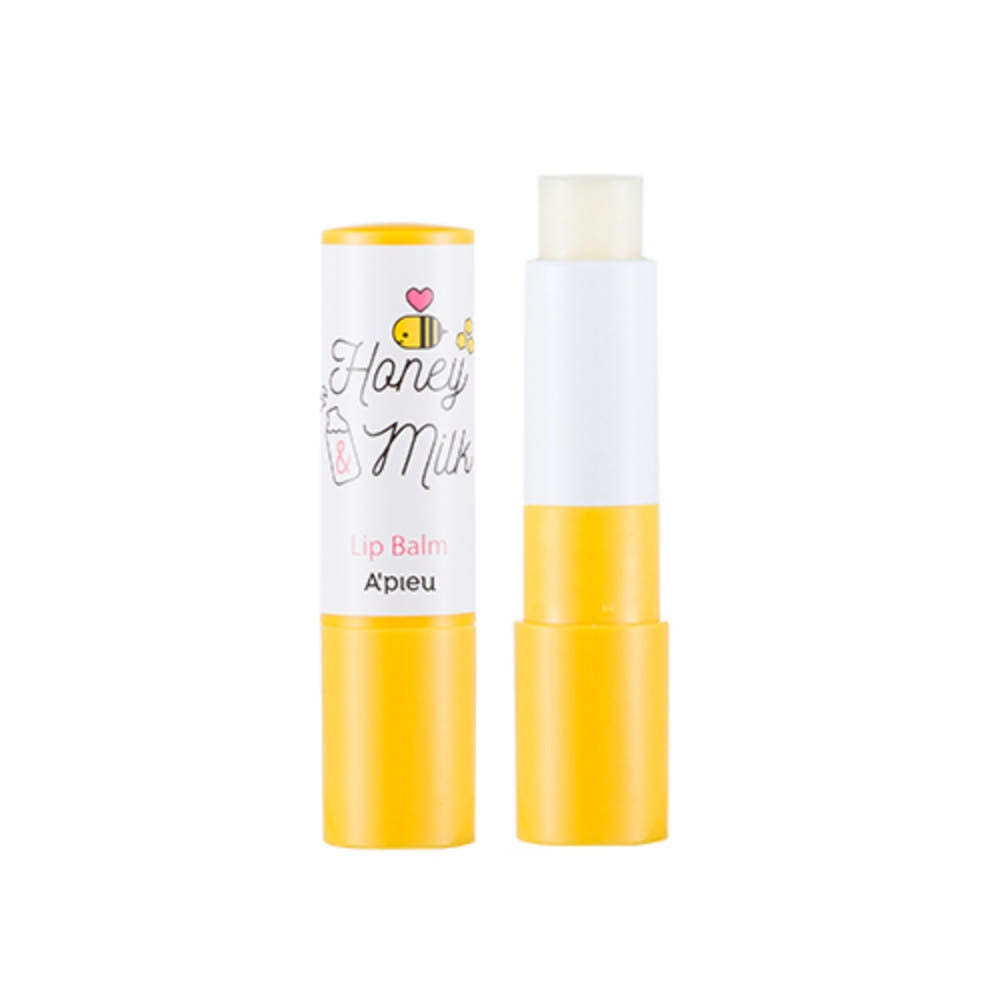 A'pieu Honey & Milk Lip Balm 3.3g by SEOUVARA