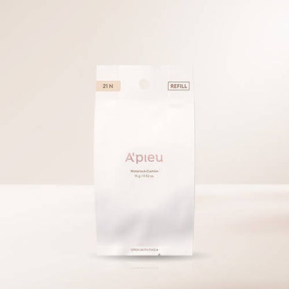 A'pieu Waterlock Cushion SPF50+ PA++++ 15g (Refill) #21 Light Beige by SEOUVARA