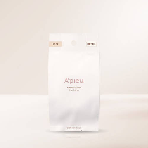 A'pieu Waterlock Cushion SPF50+ PA++++ 15g (Refill) #21 Light Beige by SEOUVARA