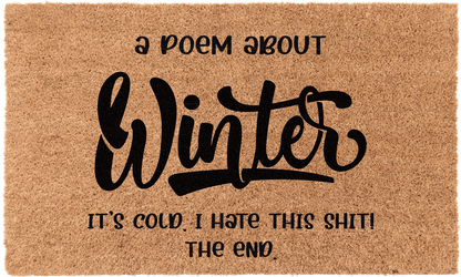 A poem about winterTorqelo.com