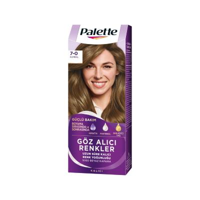 Palette 7-0 Kumral Hair Dye - Achieve Vibrant Brunette Color | Long-Lasting Hair Color Dye by Beauty Care Bag