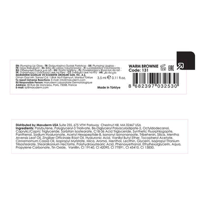 Maruderm Bitter Sweet Plumping Lip Gloss Warm Brownie by Beauty Care Bag