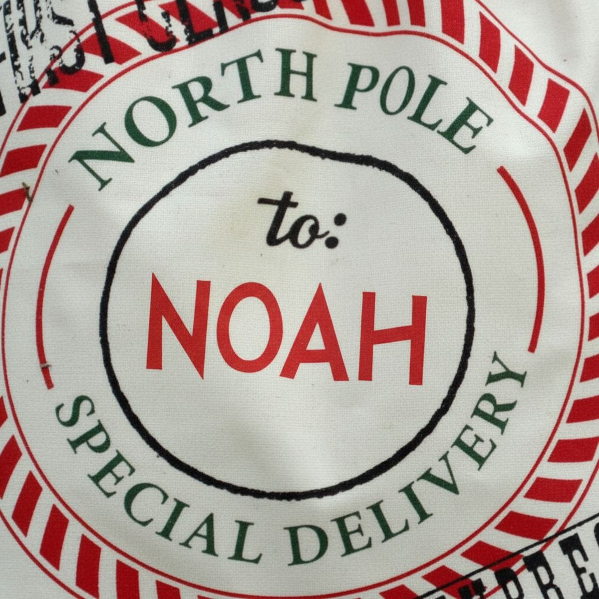 Santa Bag - Personalized Santa Bags - Custom Santa Bag by Joyful Moose