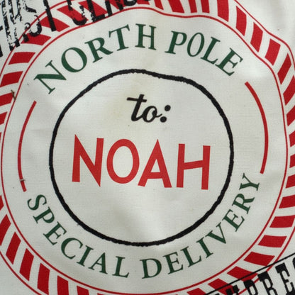 Santa Bag - Personalized Santa Bags - Custom Santa Bag by Joyful Moose