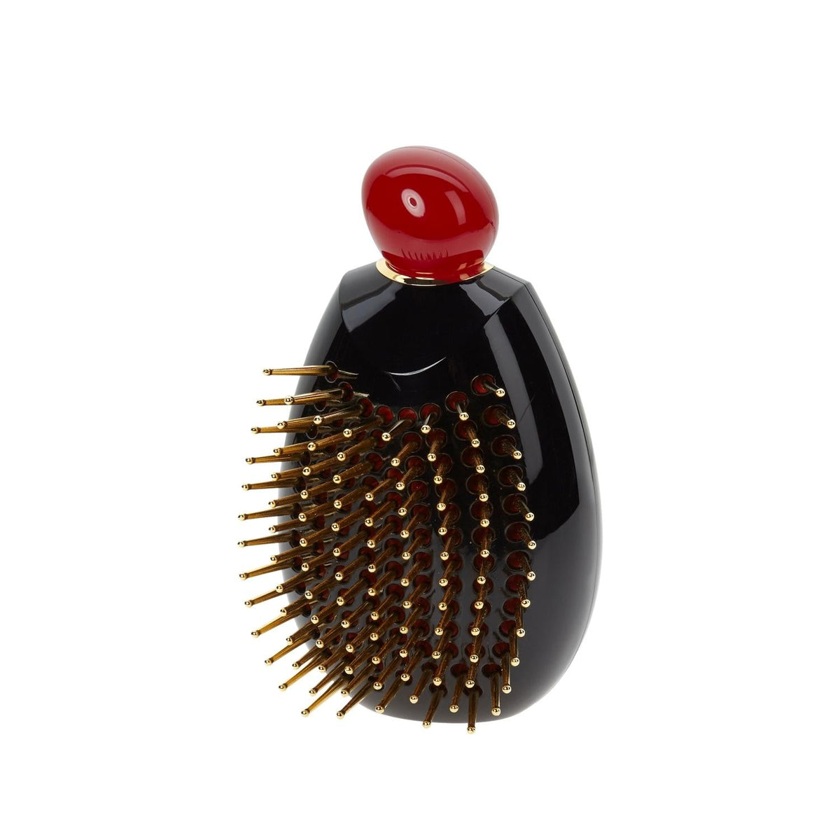 Janeke Gem Hair Brush in Black for Smooth Styling 1 Unit by Beauty Care Bag