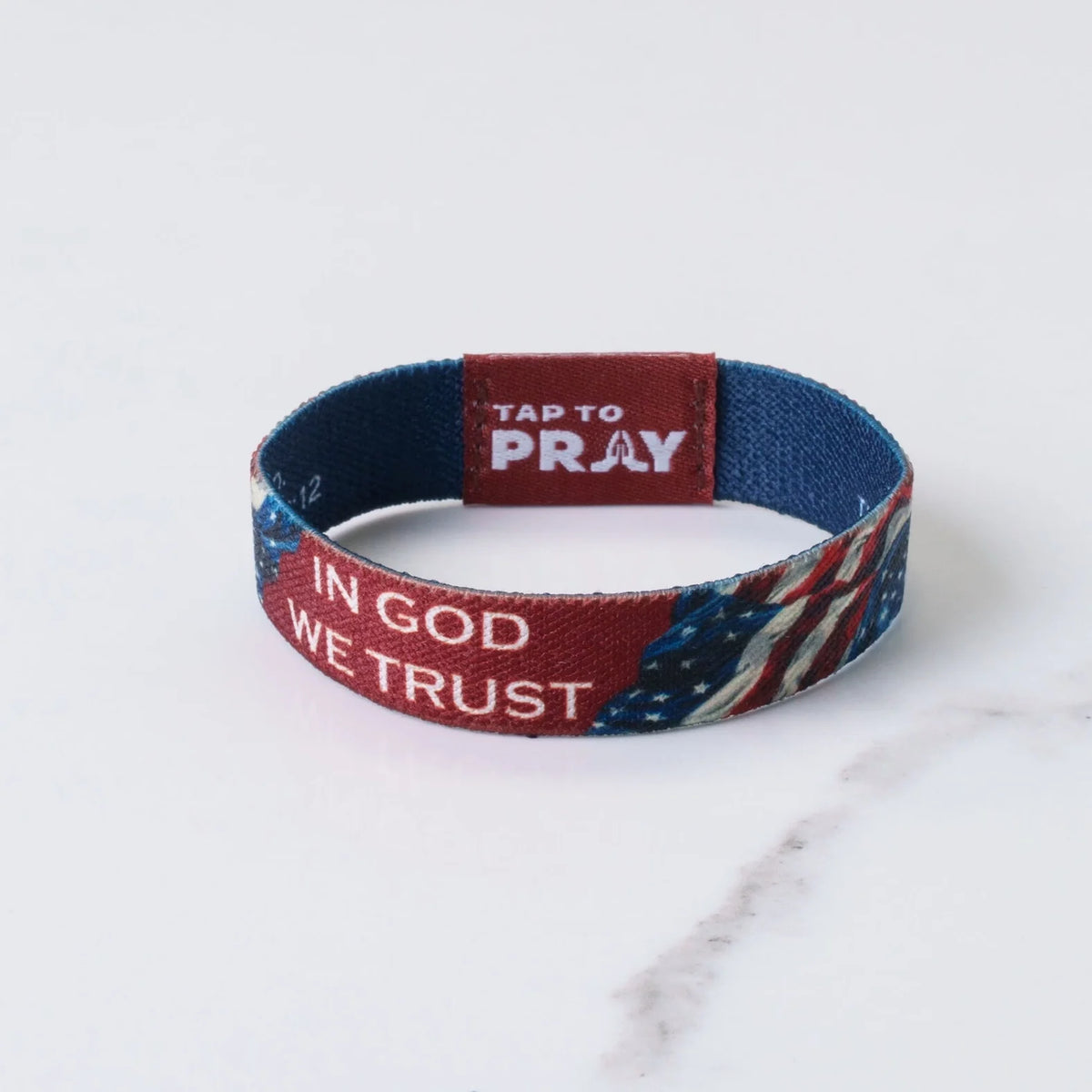 American Patriot Tap to Pray Wristband by Rust & Cinder