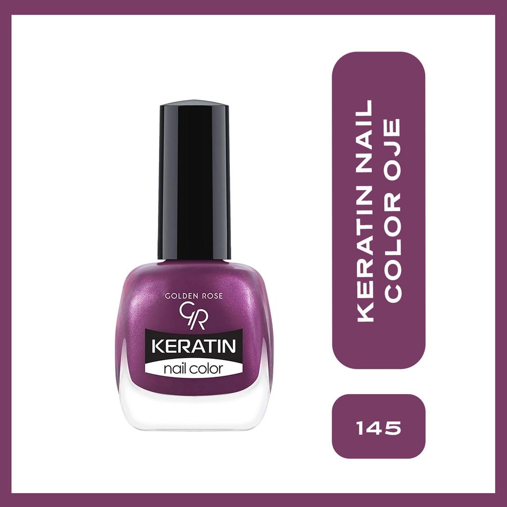 Golden Rose Keratin Nail Color No: 145 - Strengthening Polish by Beauty Care Bag
