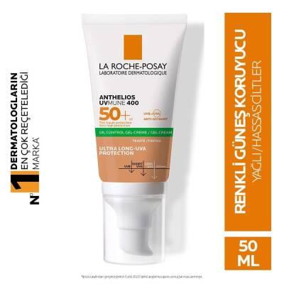 La Roche-Posay Tinted Sunscreen Gel-Cream SPF 50+ - Oil Control, Matte Finish for Sensitive Skin by Beauty Care Bag