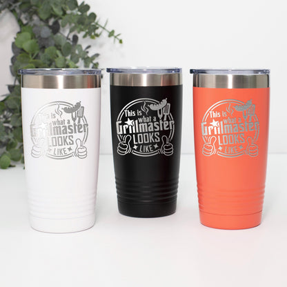Grillmaster Tumbler - Insulated Stainless Steel Double Wall Tumbler For BBQ Gift by Joyful Moose