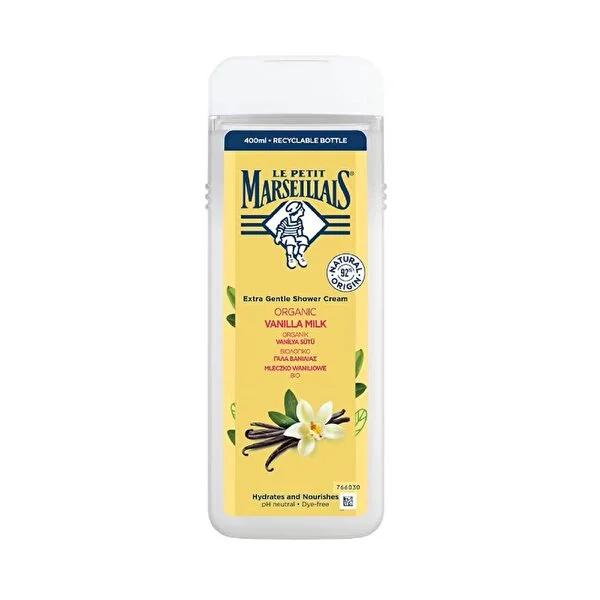 Le Petit Marseillais Vanilla Milk Shower Gel - Moisturizing & Gentle Cleansing - 13.53 fl oz by Beauty Care Bag