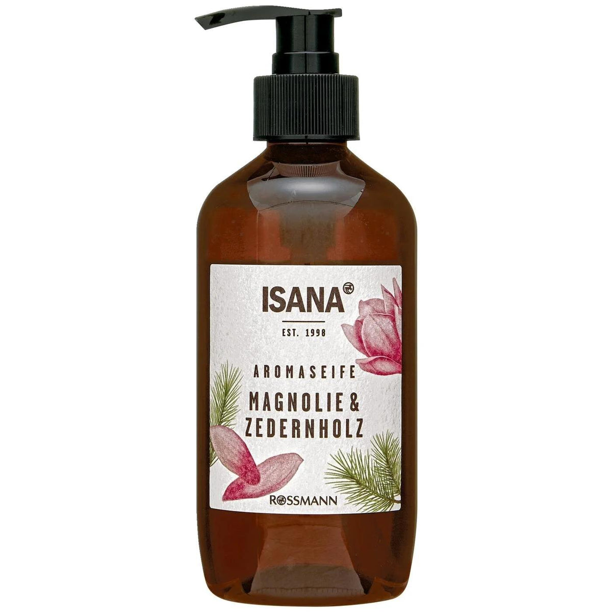 Isana Magnolia & Cedarwood Liquid Soap for Soft Hands 350 ml by Beauty Care Bag