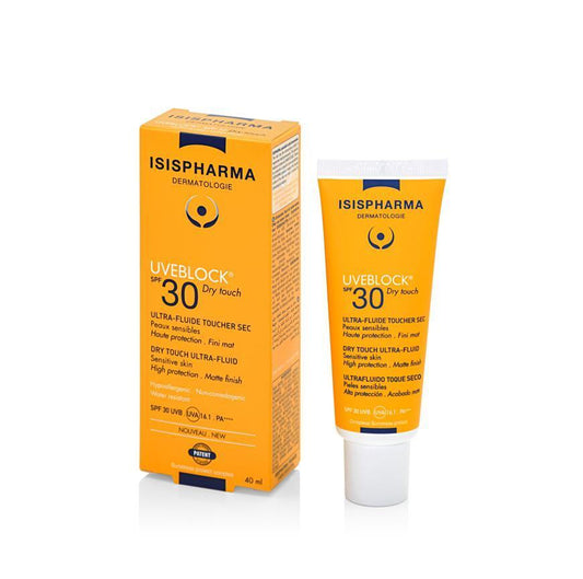 Isispharma Uveblock SPF 30 dry touch ultra-fluid sunscreen