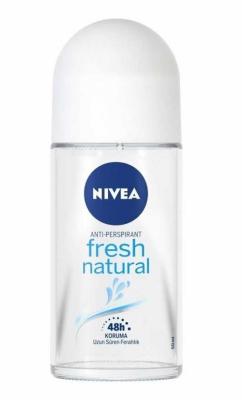 Nivea Fresh Natural Roll-On Deodorant for Women - Long-Lasting Odor Protection, Moisturizing, and Fresh Fragrance (1.69 fl oz) by Beauty Care Bag