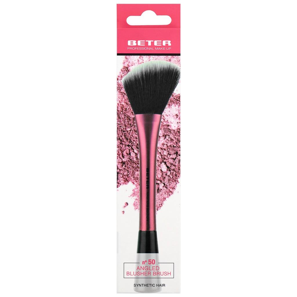 Beter Angled Blush Brush No. 50 for Precision Sculpting by Beauty Care Bag