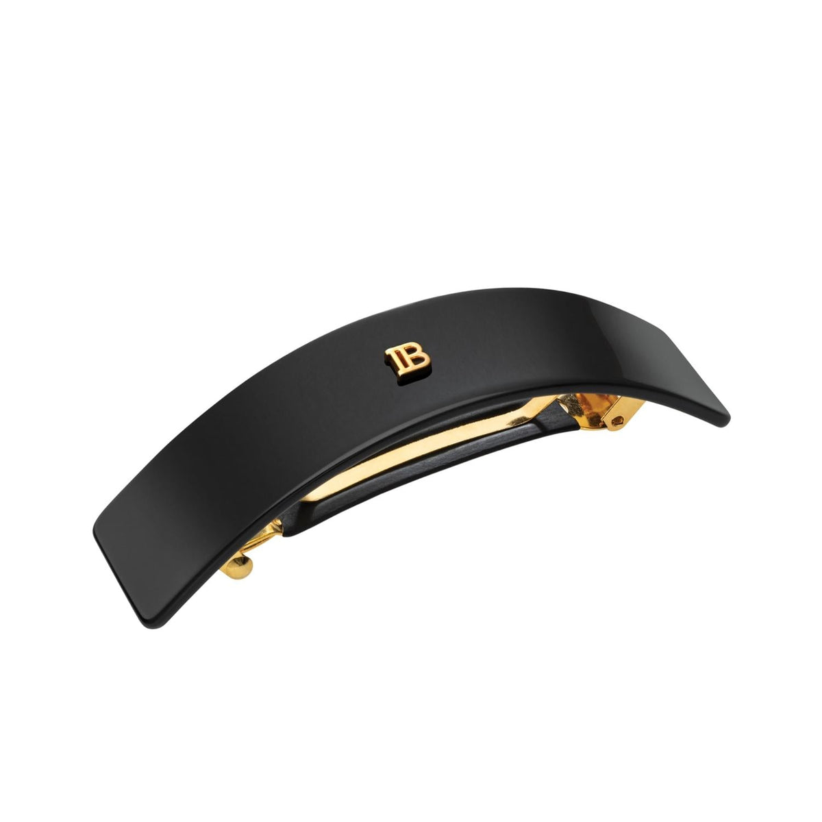 Balmain Cellulose Acetate Barrette Large Black Hair Accessory by Beauty Care Bag