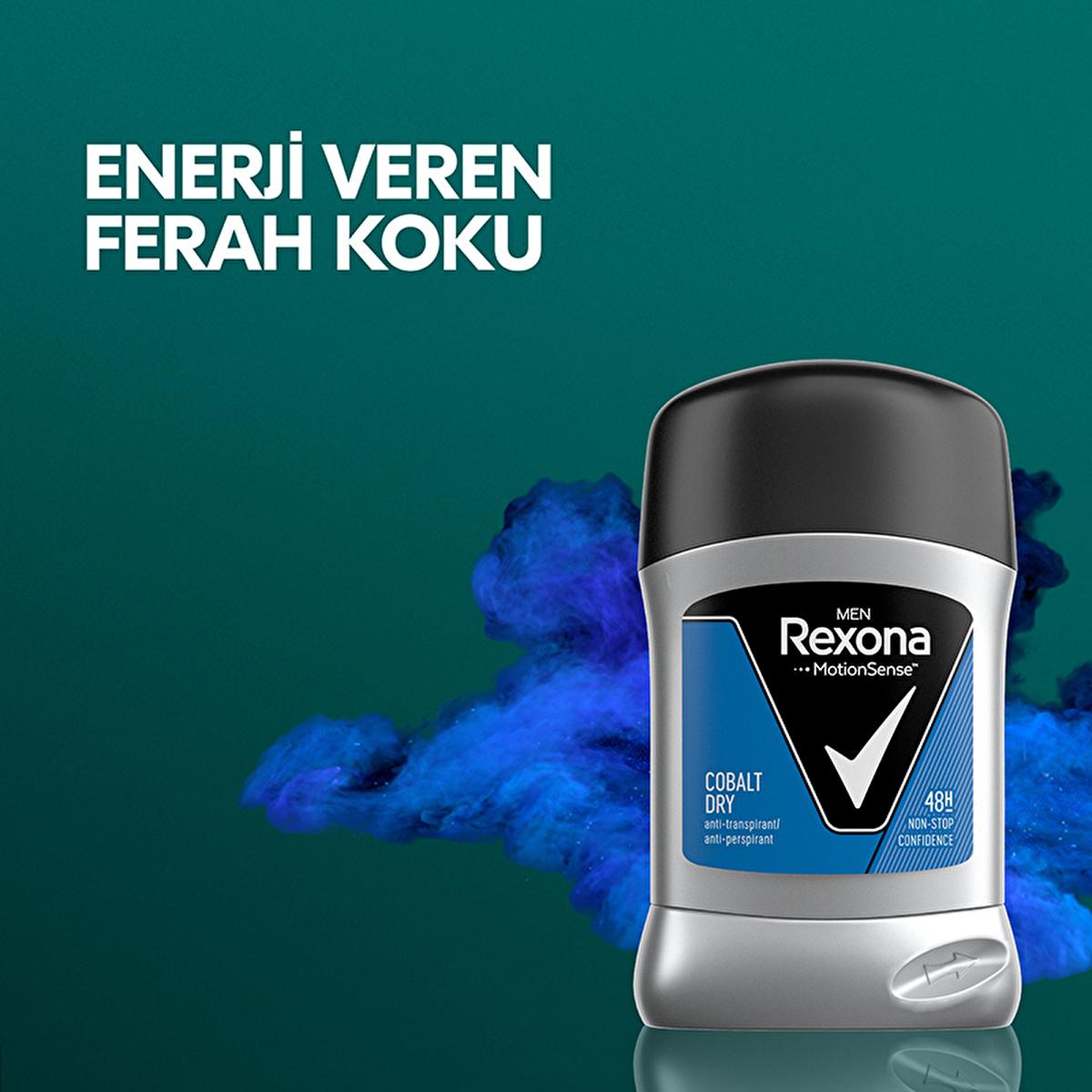 Rexona Men Cobalt Dry Antiperspirant Deodorant Stick - 48 Hour Protection, MotionSense Technology by Beauty Care Bag