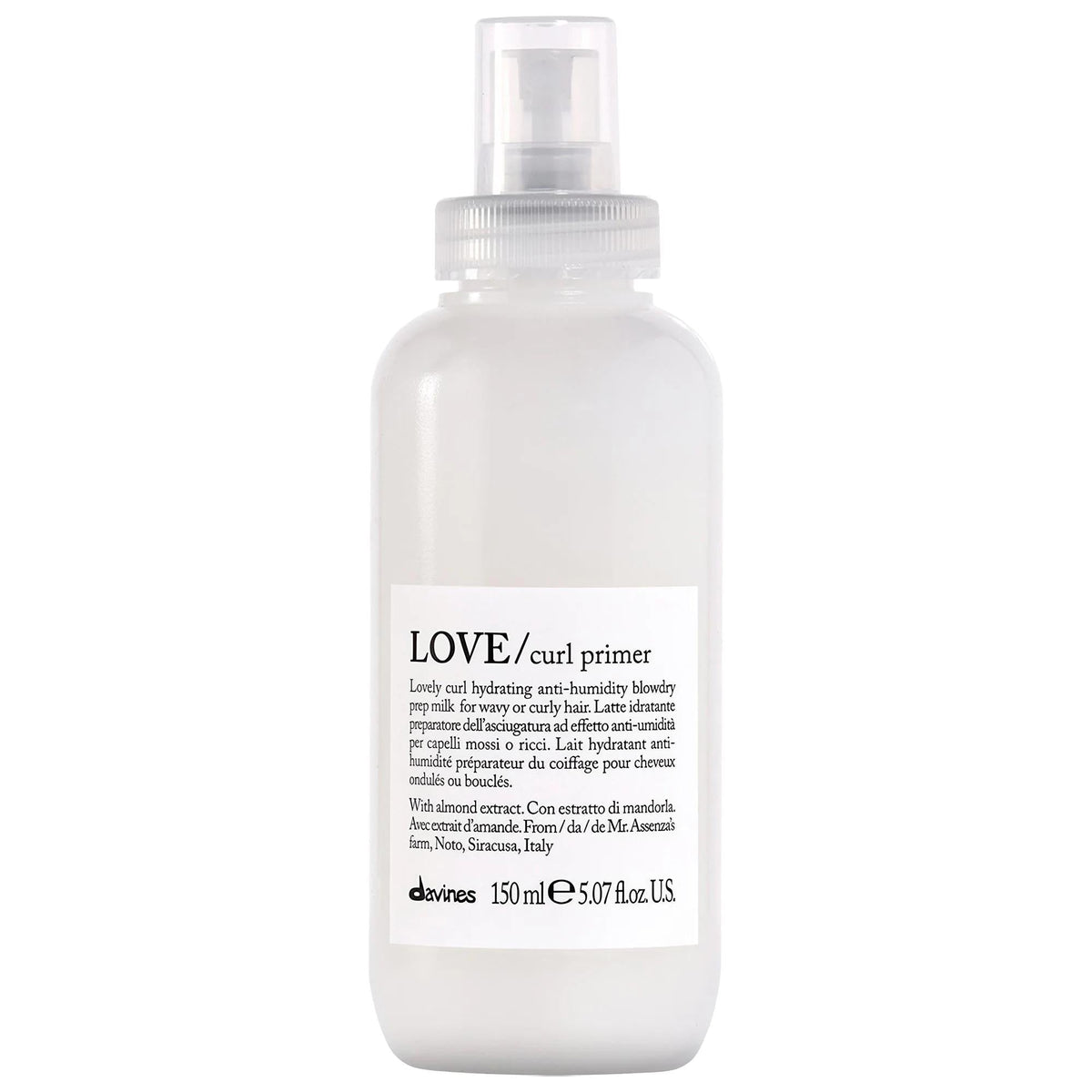 Love curl primer blow dry prep milk for curly hair