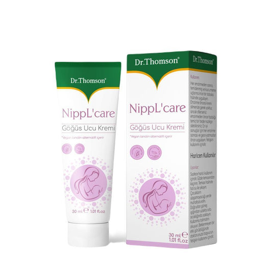 Dr.Thomson Nipple Cream 30ml: Soothing Relief for Sore & Cracked Nipples - Breastfeeding Essentials, Postpartum Care by Beauty Care Bag