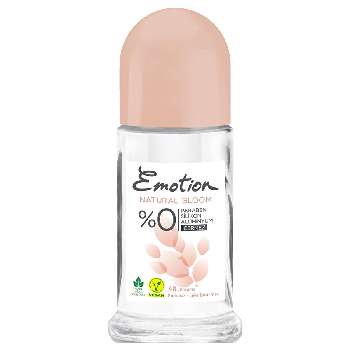 Emotion Natural Bloom Roll-On Deodorant - Natural, Vegan, Aluminum-Free Odor Protection for Women by Beauty Care Bag