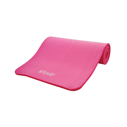 Voit Pink NBR Yoga Mat 1.5 cm Thick - Non-Slip, Durable, and Comfortable Yoga Mat for Safe Practice by Beauty Care Bag