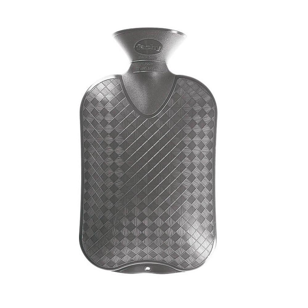 Fashy Classic Hot Water Bottle in Grey 2L by Beauty Care Bag