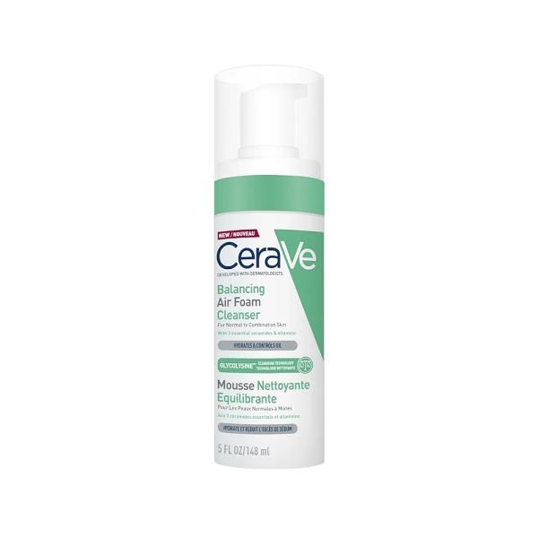 CeraVe Balancing Air Foam Cleanser for Gentle Daily Cleansing 148ml by Beauty Care Bag
