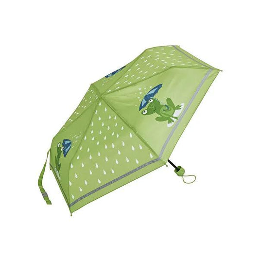 Ideenwelt Children's Frog-Themed Umbrella for Kids - Fun Rain Accessory for Boys and Girls by Beauty Care Bag