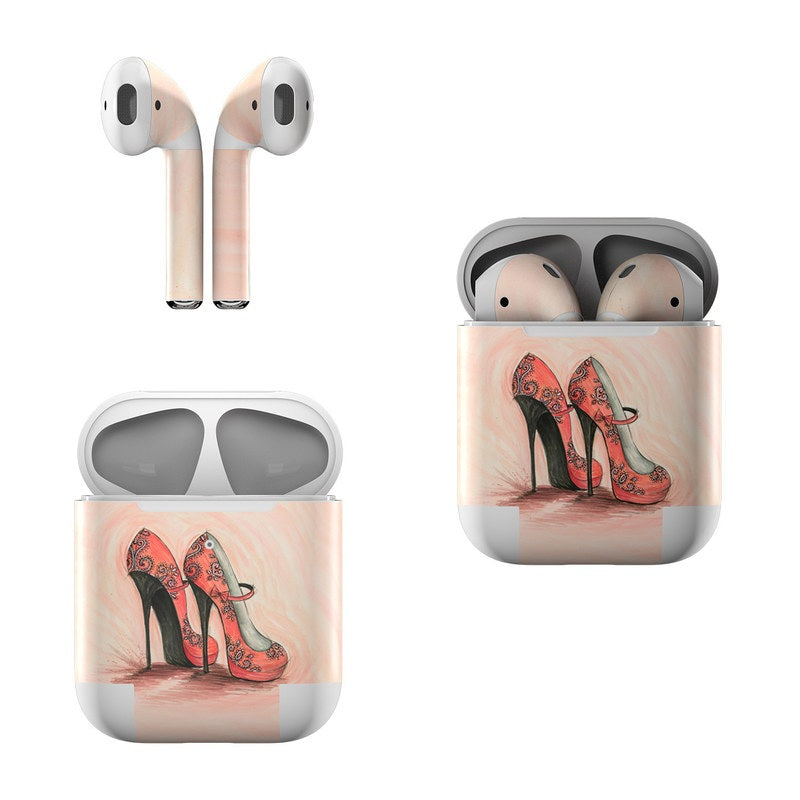 Coral Shoes - Apple AirPods Skin by DecalGirl