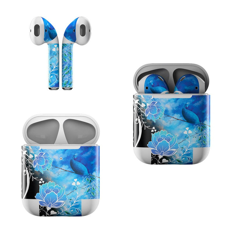 Peacock Sky - Apple AirPods Skin by DecalGirl
