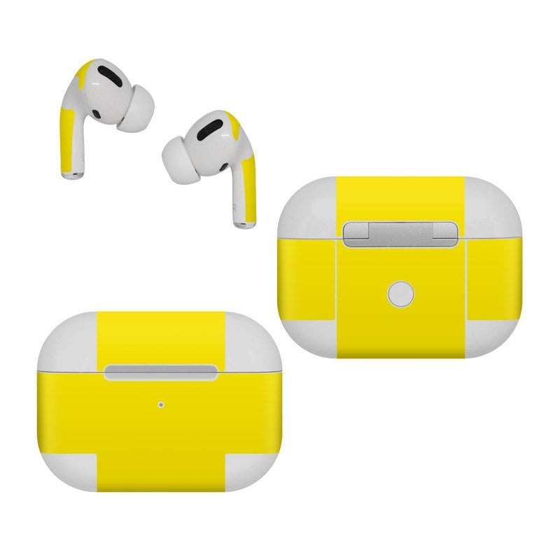 Solid State Yellow - Apple AirPods Pro Skin by DecalGirl