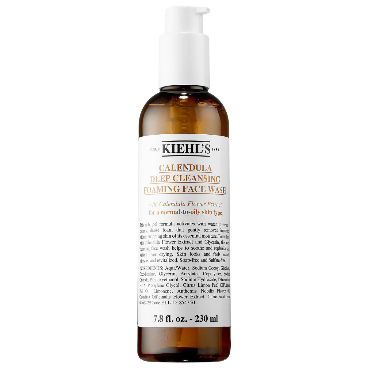 Calendula deep clean foaming face wash