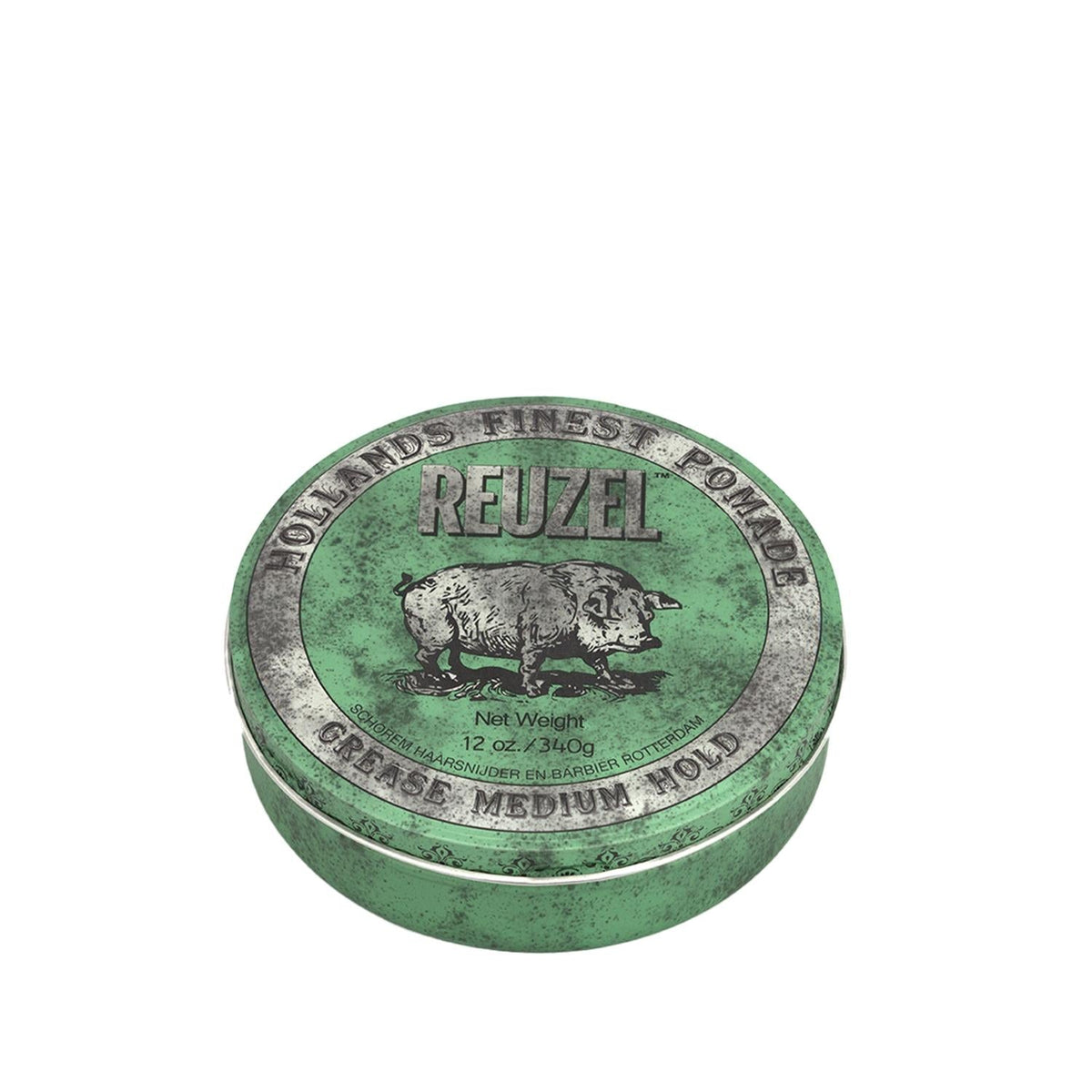Reuzel Green Pomade Grease 340g - Strong Hold Hair Styling for Men by Beauty Care Bag