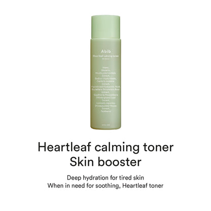 Abib Heartleaf calming toner Skin booster 200ml by Seoulia