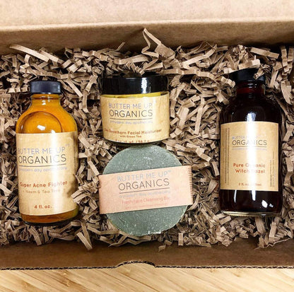 Acne Bundle / Organic Skincare / Clear Skin / Organic Acne treatment by White Smokey