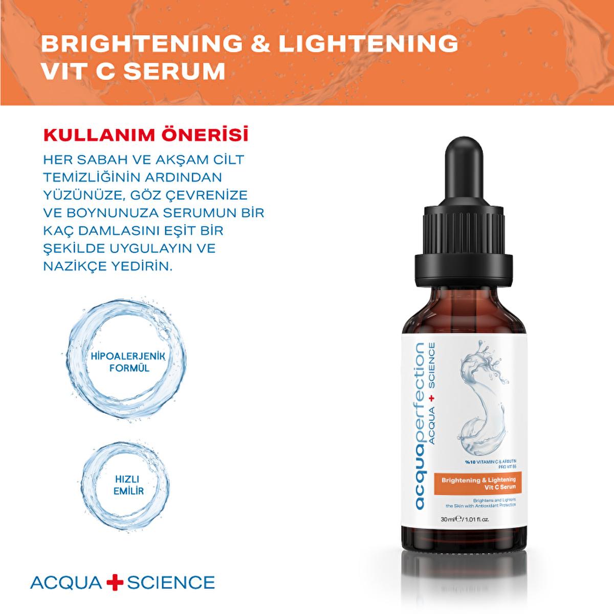 Acqua Perfection Vitamin C Serum - Brightening & Anti-Aging Skincare for Uneven Skin Tone - 30mlSerumTorqelo.com