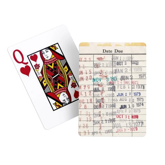 Library Book Card Deck, Literary Deck of Playing Cards, Poker Cards for Readers, Book Club Gift Ideas by Joyful Moose