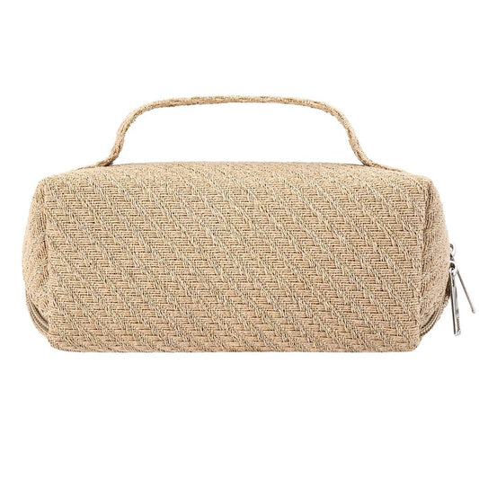 Eklips Beige Box Makeup Bag by Beauty Care Bag