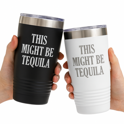 Vacuum Insulated Tumbler - Stainless Steel Travel Drink Mug With Laser Engraved Design by Joyful Moose