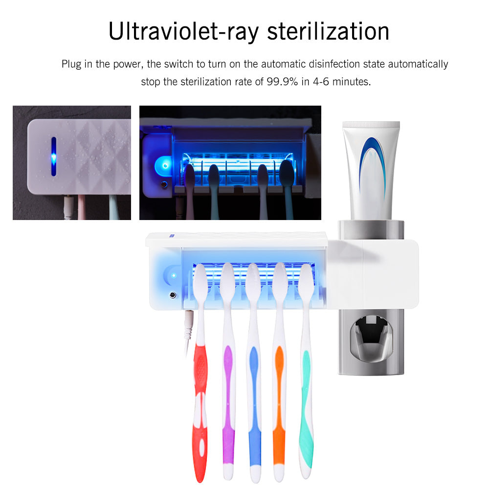 Anti-bacteria UV Automatic Toothbrush Sterilizer by Teal Simba