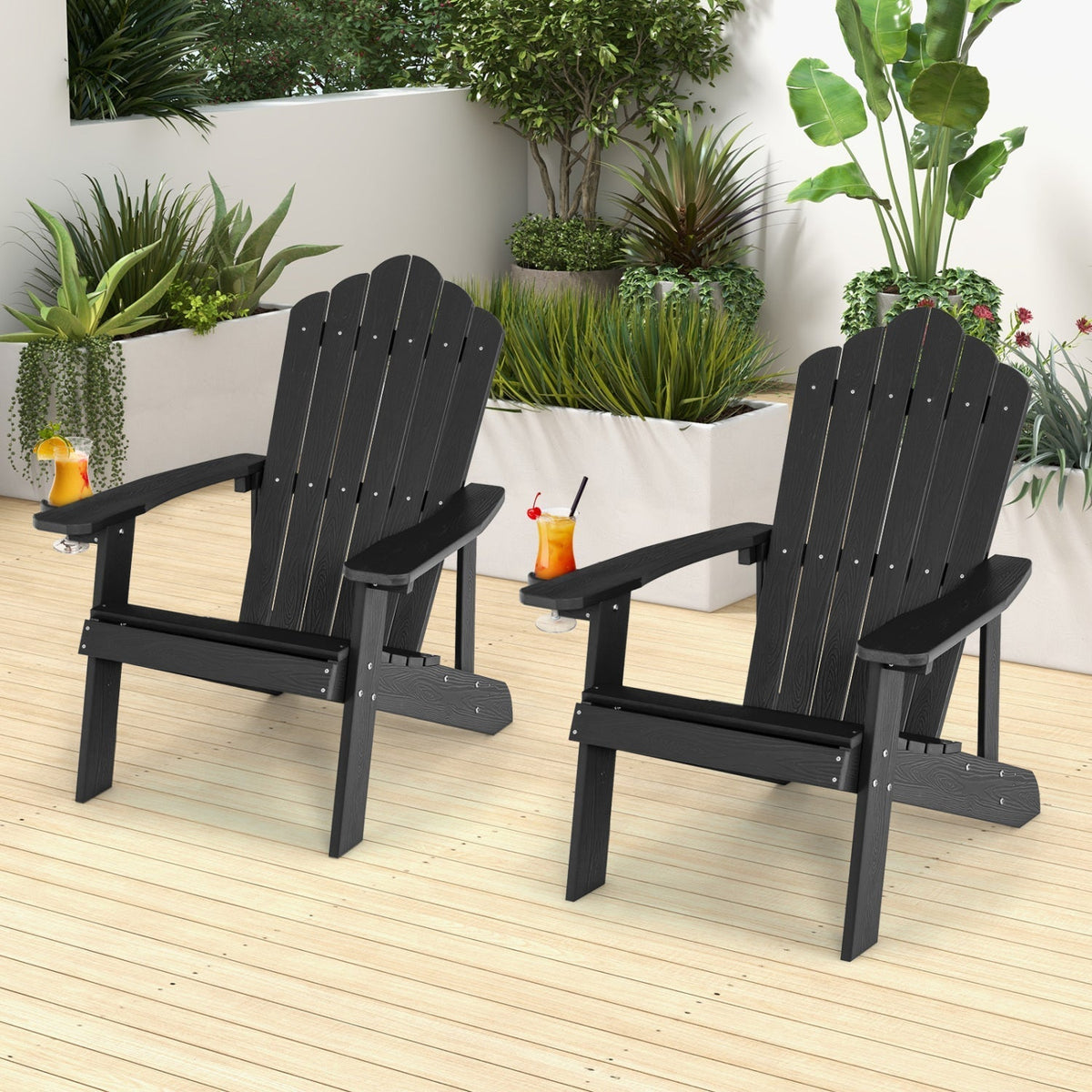 Adirondack Chair Set - Adult & Kids Pair for PatioAdirondack Chair SetTorqelo.com