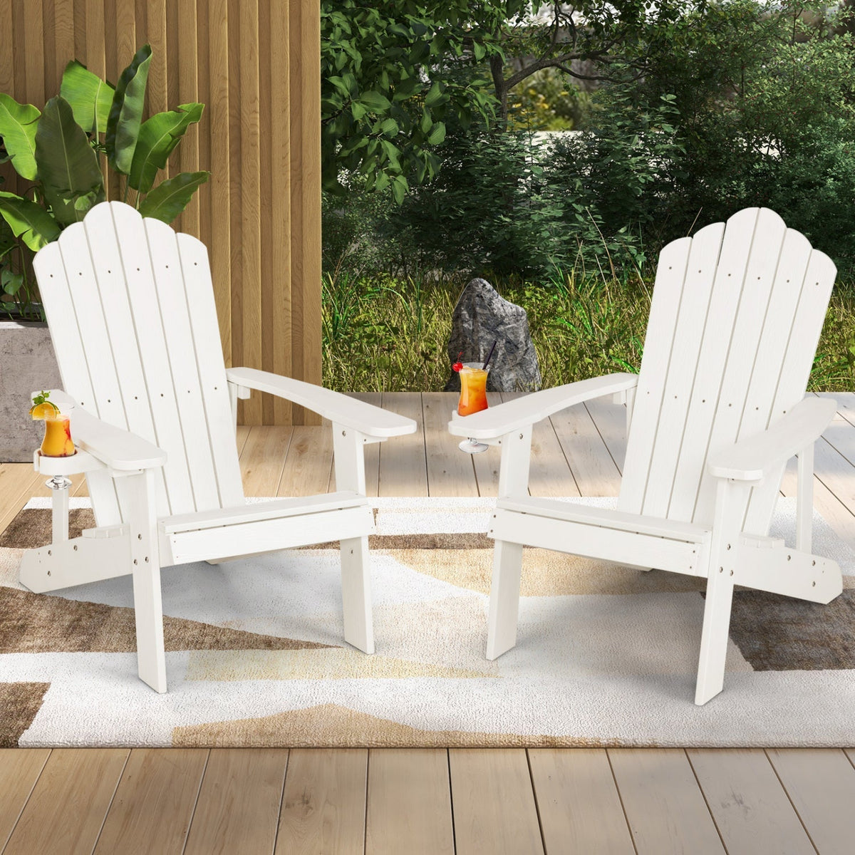 Adirondack Chair Set - Adult & Kids Pair for PatioAdirondack Chair SetTorqelo.com