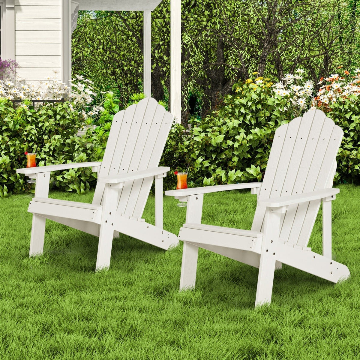 Adirondack Chair Set - Adult & Kids Pair for PatioAdirondack Chair SetTorqelo.com
