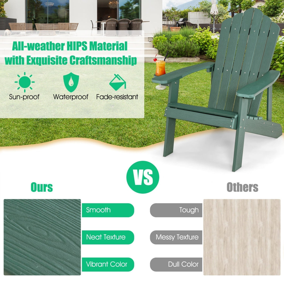 Adirondack Chair Set - Adult & Kids Pair for PatioAdirondack Chair SetTorqelo.com