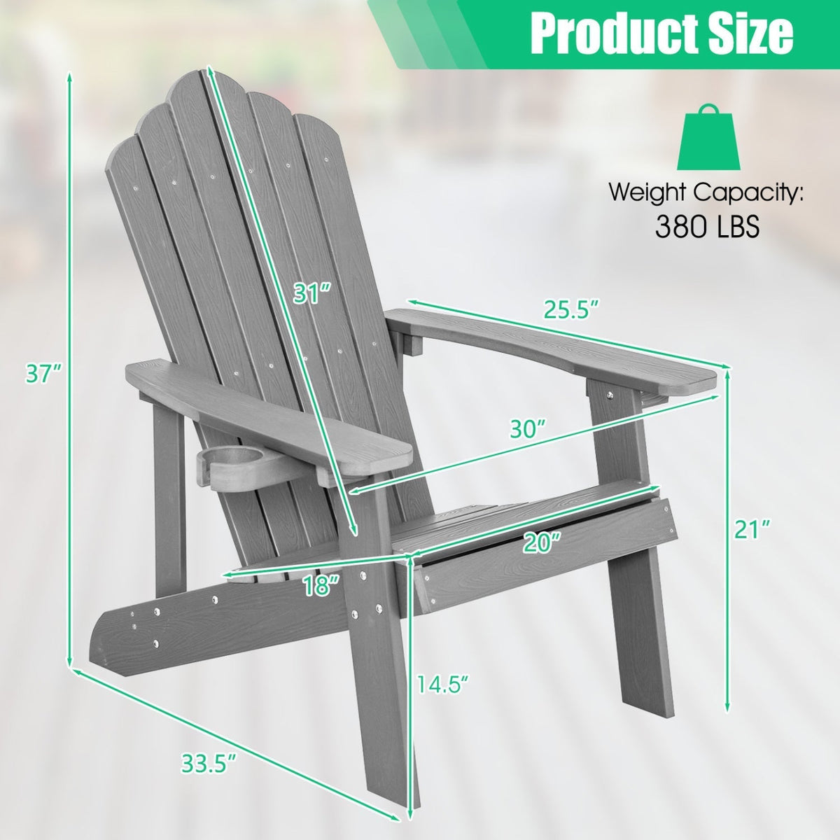 Adirondack Chair Set - Adult & Kids Pair for PatioAdirondack Chair SetTorqelo.com