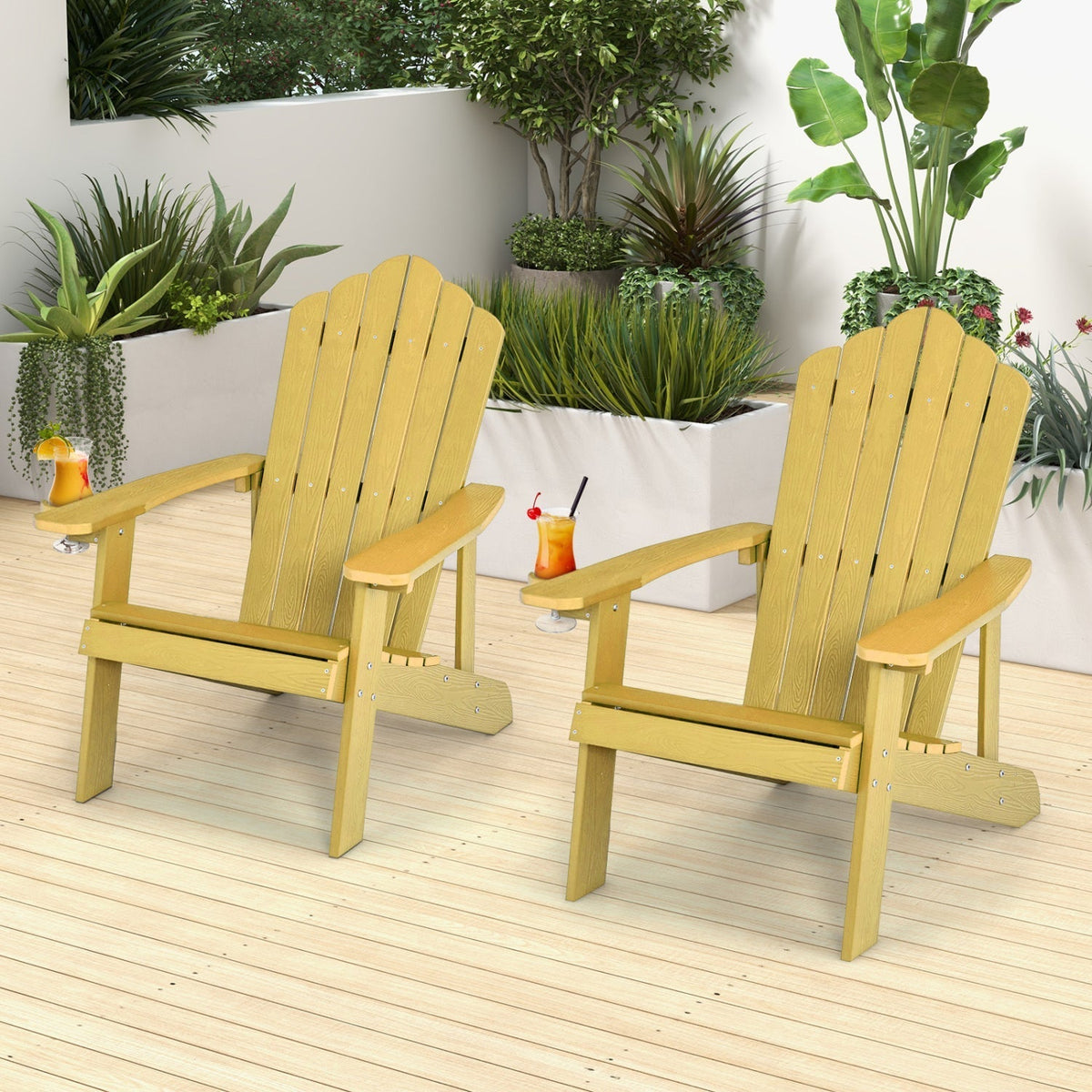 Adirondack Chair Set - Adult & Kids Pair for PatioAdirondack Chair SetTorqelo.com