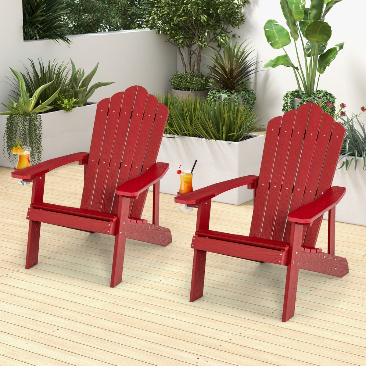 Adirondack Chair Set - Adult & Kids Pair for PatioAdirondack Chair SetTorqelo.com