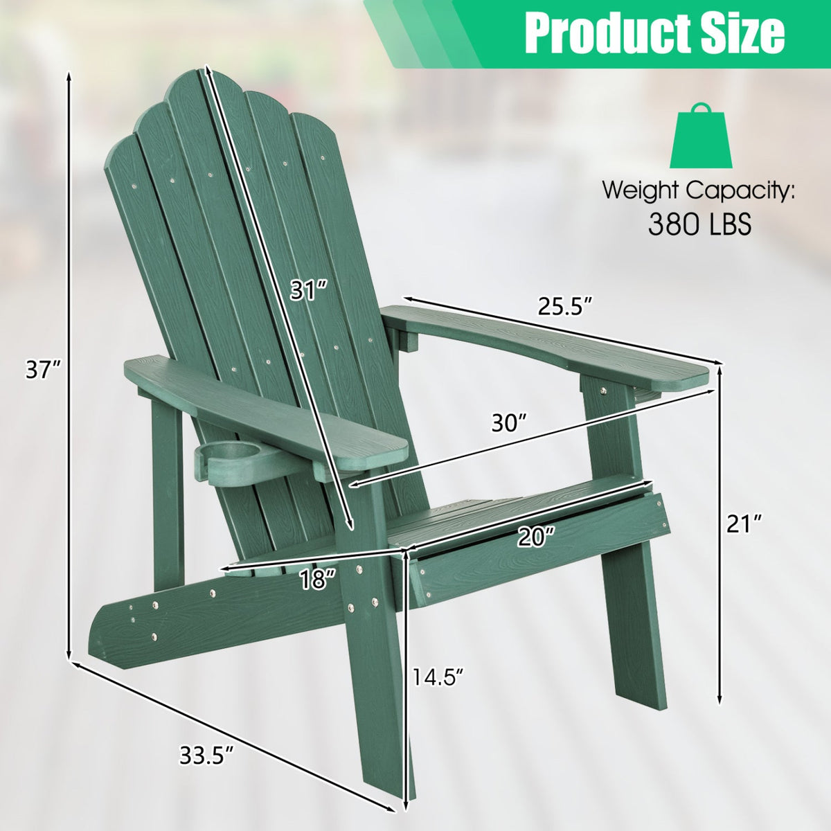 Adirondack Chair Set - Adult & Kids Pair for PatioAdirondack Chair SetTorqelo.com