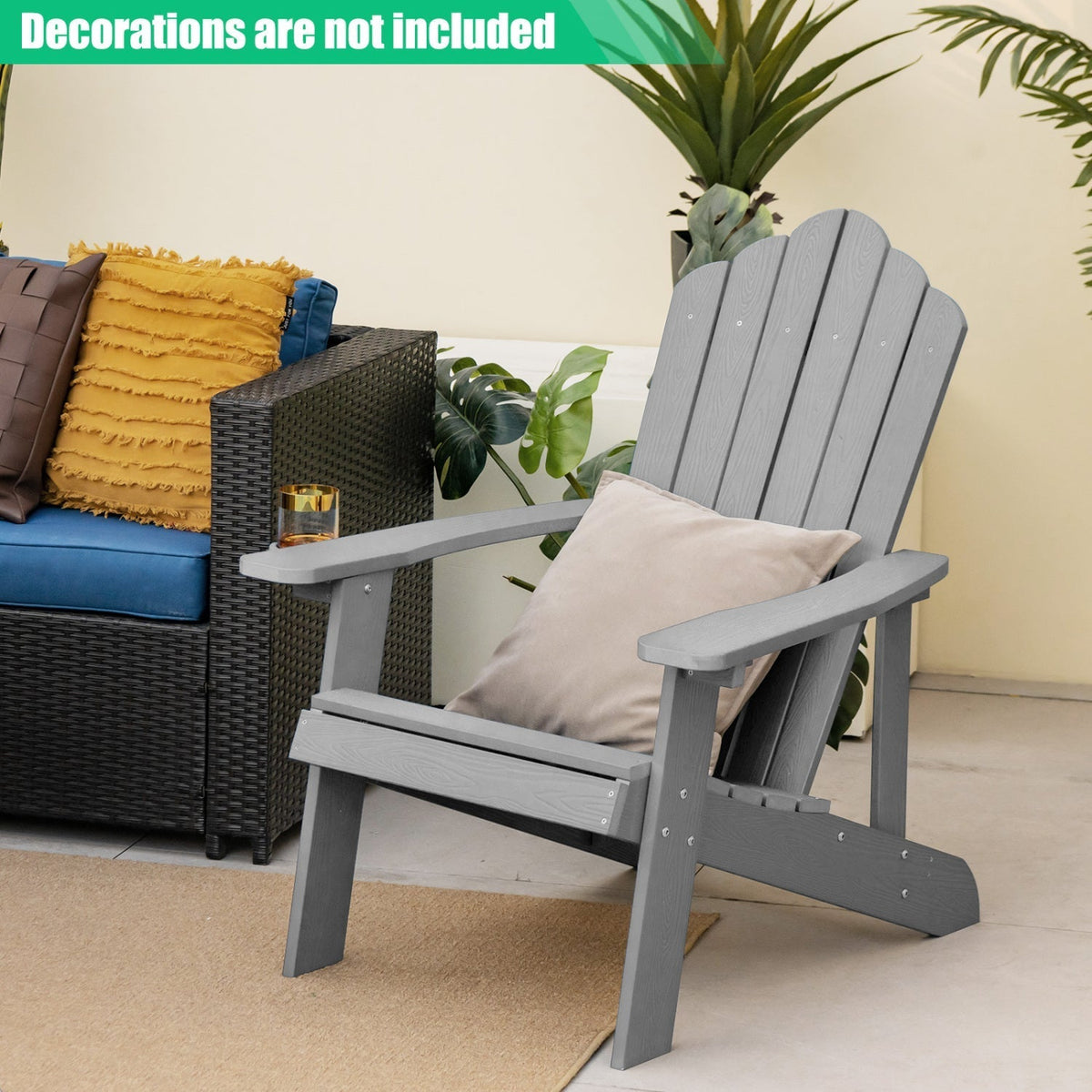 Adirondack Chair Set - Adult & Kids Pair for PatioAdirondack Chair SetTorqelo.com